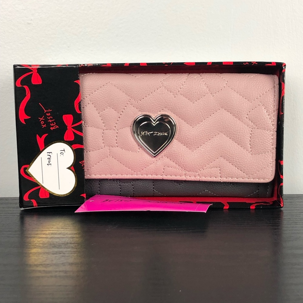 Betsey Johnson wallet checkbook
